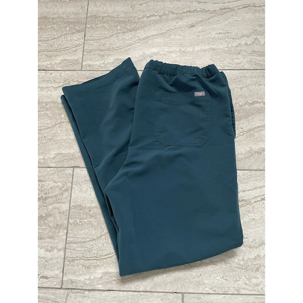FIGS Pisco Basic Scrub Pants Caribbean Blue FM4500 Size XL X-Large